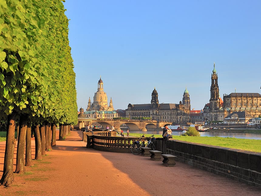 Dresden bei Sonnenschein