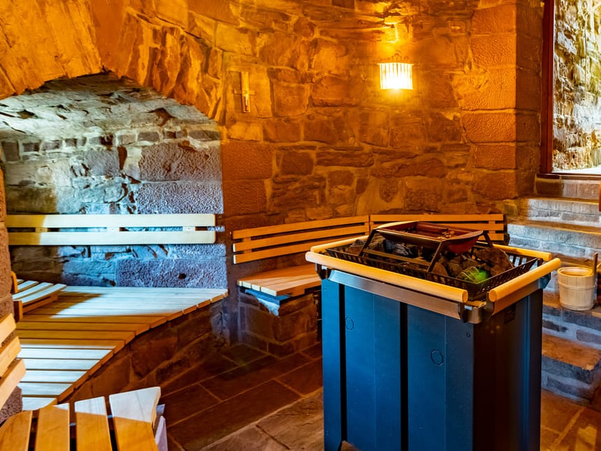 Historische Burgturm Sauna