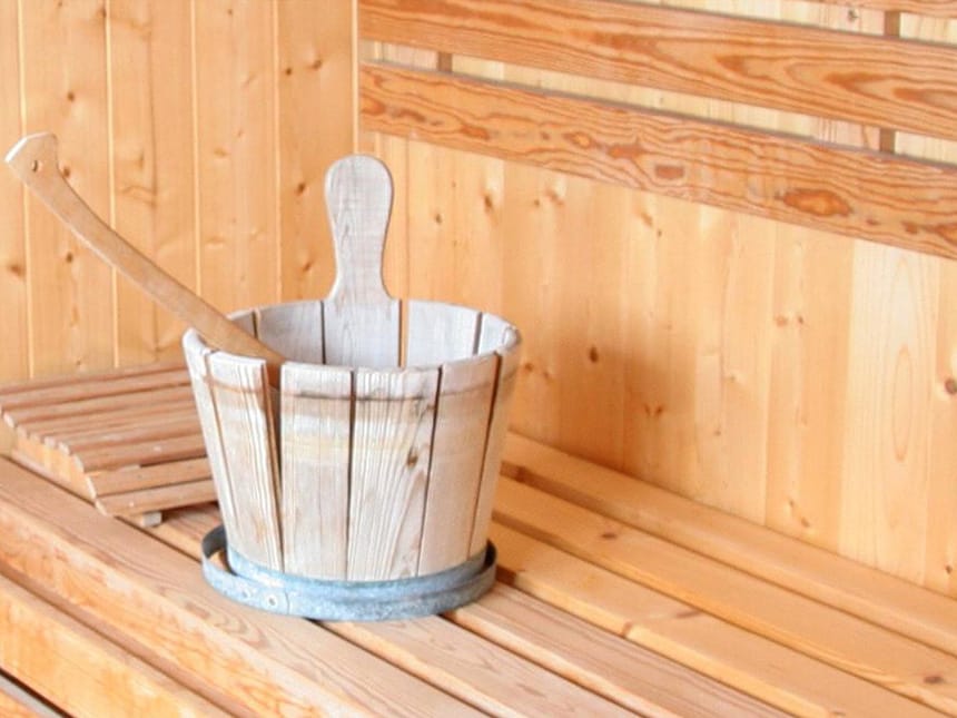Finnische Sauna im Wellnessbereich