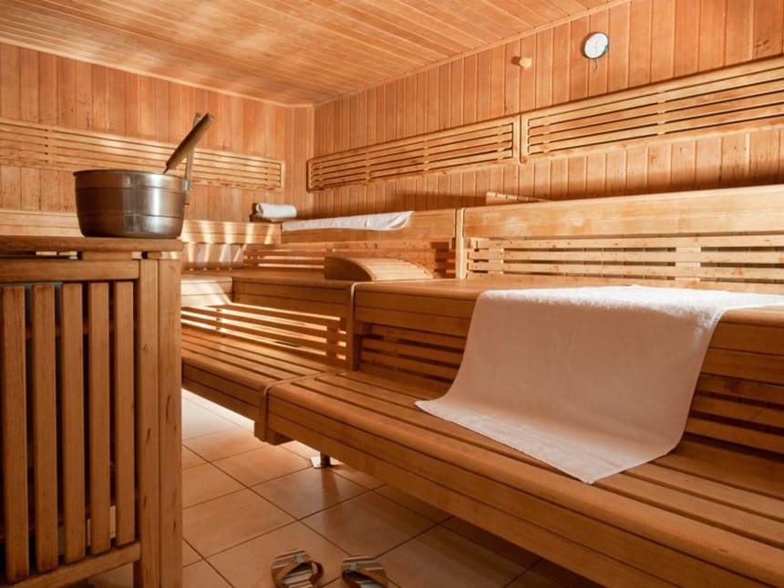 Holzsauna