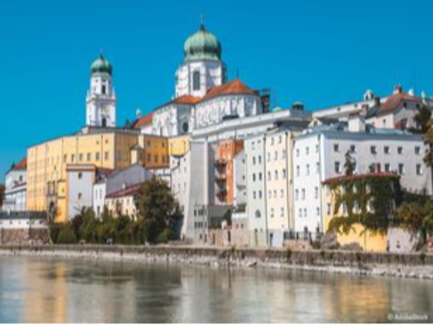 Aufnahme bei Sonnenschein in Passau
